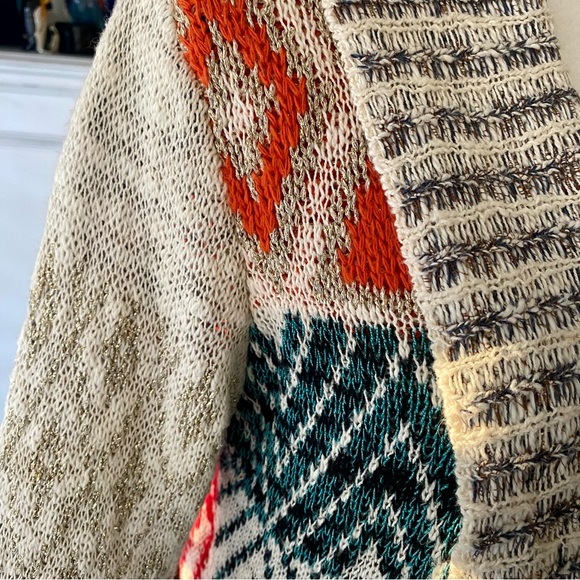 DESIGUAL—Gorgeous Multi-colored , Multi Patterned Cardigan! Size M . ♥️💐 - Picture 12 of 14